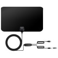 60 Miles Range 25dBi High Gain Amplified Digital HDTV Indoor Outdoor TV Antenna with 4m Coaxial Cabl