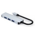 BYL-2013T 4 in 1 USB-C / Type-C to USB 3.0 x 1 + USB 2.0 x 3 HUB Adapter