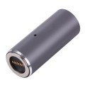 5.5 x 2.1mm to 8 Pin Magnetic DC Round Head Free Plug Charging Adapter