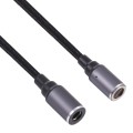 5.5 x 2.1mm Female to 8 Pin Magnetic DC Round Head Free Plug Charging Adapter Cable