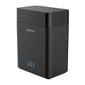 ORICO DS200C3 3.5 inch 2 Bay Magnetic-type USB-C / Type-C Hard Drive Enclosure with Blue LED Indicat