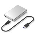 Blueendless U23Q SATA 2.5 inch Micro B Interface HDD Enclosure with Micro B to USB Cable, Support Th