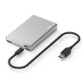 Blueendless U23Q SATA 2.5 inch Micro B Interface HDD Enclosure with USB-C / Type-C to USB 3.0 Cable,