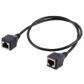 RJ45 Female to Female Ethernet LAN Network Extension Cable Cord, Cable Length: 30cm