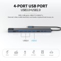 10 in 1 USB-C / Type-C Iinterface Docking Station Multi-function HUB