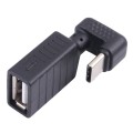 USB-C / Type-C Male to USB 2.0 Female U-shaped Elbow OTG Adapter