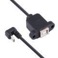 Micro USB Male to B-type Square Print Port Female Connector Cable