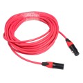 XRL Male to Female Microphone Mixer Audio Cable, Length: 1m (Red)