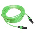 XRL Male to Female Microphone Mixer Audio Cable, Length: 3m (Green)