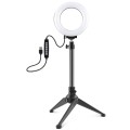 PULUZ 4.7 inch 12cm USB 10 Modes 8 Colors RGBW Dimmable LED Ring Vlogging Photography Video Lights +