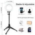 PULUZ 4.7 inch 12cm USB 10 Modes 8 Colors RGBW Dimmable LED Ring Vlogging Photography Video Lights +