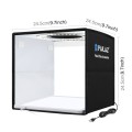 PULUZ 25cm Folding Portable High CRI Ring LED Photo Lighting Studio Tent Box + Shadowless Light Lamp