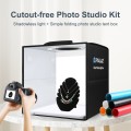 PULUZ 30cm Folding Ring Light Photo Lighting Studio Shooting Tent Box with Shadowless Light Panel