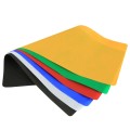 6 PCS PULUZ Collapsible Photography Studio Background, 6 Colors (Black, White, Red, Blue, Orange, Gr