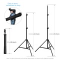 PULUZ 2x2m Photo Studio Background Support Stand Backdrop Crossbar Bracket Kit with Red / Blue / Gre