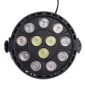 KD-12W 12 LED PAR Light Stage Light, with LED Display, Master / Slave / DMX512 / Auto Run Modes, US