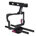 PULUZ Camera Cage Handle Stabilizer for Sony A7 & A7S & A7R, A7 II & A7R II & A7S II, A7R III & A7S
