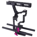 PULUZ Camera Cage Handle Stabilizer for Sony A7 & A7S & A7R, A7 II & A7R II & A7S II, A7R III & A7S