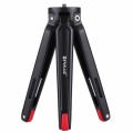 PULUZ Pocket Mini Metal Desktop Tripod Mount with 1/4 inch to 3/8 inch Thread Adapter Screw for DSLR