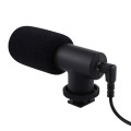 PULUZ 3.5mm Audio Stereo Recording Vlogging Professional Interview Microphone for DSLR & DV Camcorde