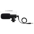 PULUZ 3.5mm Audio Stereo Recording Vlogging Professional Interview Microphone for DSLR & DV Camcorde
