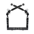 PULUZ Dual Handle Aluminium Tray Stabilizer with 2 x Dual Ball Aluminum Alloy Clamp & 2 x 7 inch Flo