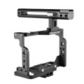 PULUZ Video Camera Cage Filmmaking Rig with Handle for Nikon Z6 / Z7(Black)