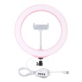 PULUZ 10.2 inch 26cm USB 3 Modes Dimmable LED Ring Vlogging Selfie Beauty Photography Video Lights w