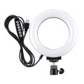PULUZ 4.7 inch 12cm Curved Surface USB 10 Modes 8 Colors RGBW Dimmable LED Ring Vlogging Photography