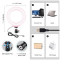 PULUZ 4.7 inch 12cm USB 10 Modes 8 Colors RGBW Dimmable LED Ring Vlogging Photography Video Lights w