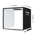 PULUZ 25cm Folding Portable High 97 CRI Ring Light Photo Lighting Studio Shooting Tent Box with 12 C