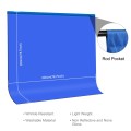 PULUZ 2m x 2m Photography Background Thickness Photo Studio Background Cloth Backdrop(Blue)
