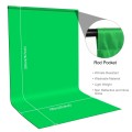 PULUZ 1m x 2m Photography Background Thickness Photo Studio Background Cloth Backdrop(Green)