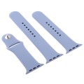For Apple Watch Series 9&8&7 41mm / SE 3&SE 2&6&SE&5&4 40mm / 3&2&1 38mm 3 in 1 Rubber Watch Band wi