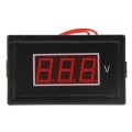 V85 2 Wires 75-300V AC LED Digital Display Voltmeter(Black)