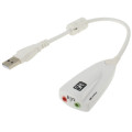 Steel Series 5H V2 USB 7.1 Channel Sound Adapter External Sound Card(White)