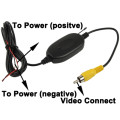 2.4G Wireless DVD Car Rear View Night Vision Reversing Camera , Wide viewing angle: 120(WX28