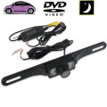 6 LED IR Infrared Waterproof Night Vision Wireless License Plate Frame Astern Backsight Rear View Ca