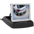 3.5 inch Folding Car Rearview LCD Monitor, 2 Channels AV Input