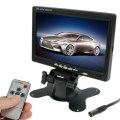 7.0 inch Car Monitor / Surveillance Cameras Monitor with Adjustable Angle Holder & Remote Controller
