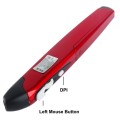2.4GHz Wireless Pen Mouse with USB Mini Receiver, Transmission Distance: 10m (EL-P01)(Red)