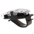 Car Vehicle Accessory Double Clip Design Sunglasses Eyeglasses Card Pen Holder Clip