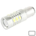 1157 11W White LED Brake Light for Vehicles, DC 12-30V, 12 LED SMD 5630 Light + 5W 1 LED CREE Light