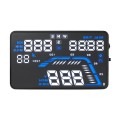 Q7 5.5 inch Car GPS HUD Vehicle-mounted Head Up Display Security System, Support Speed & Real Time &