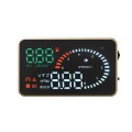 X6 3.5 inch Car OBDII / EUOBD HUD Vehicle-mounted Head Up Display Security System, Support Speed & W