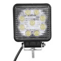 27W Bridgelux 2150lm 9 LED White Light Floodlight Engineering Lamp / Waterproof IP67 SUVs Light, DC