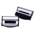 2 PCS SHUNWEI SD-1401 Car Safety Seat Belt Adjuster(Silver)