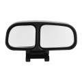 Right Side Rear View Blind Spot Mirror Universal adjustable Wide Angle Auxiliary Mirror(Black)