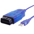 For Opel Tech 2 USB Car Diagnostic OBDII Tool EOBD Cable(Blue)