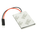 9W White Light LED Car Interior Lamp with T10 Dome + BA9S Festoon Adapter